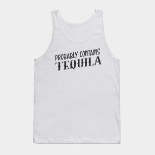 Probably contains Tequila - vintage design Tank Top